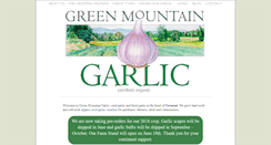 Desktop Screenshot of greenmountaingarlic.com